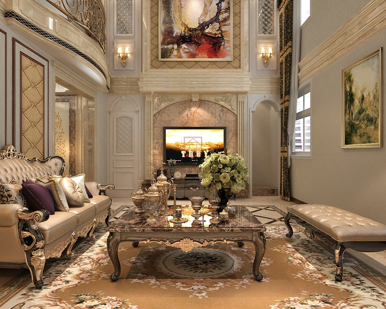 石家莊中冶德賢公館 歐式風格的華麗綻放，詮釋別墅大宅的奢華與格調